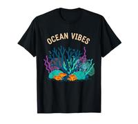 Vintage Coral Marine Beach Reef Esthétique Ocean Life T-Shirt