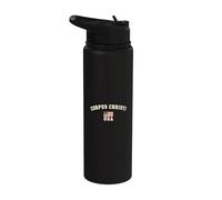 Vintage Corpus Christi USA Drapeau Américain Cool Souvenir Rétro Stainless Steel Insulated Water Bottle