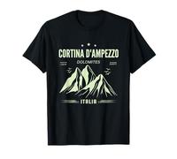 Vintage Cortina d'Ampezzo Dolomites Alpes Italiennes en Plein air T-Shirt