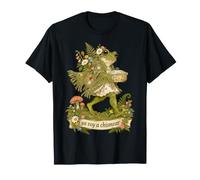 Vintage Cottagecore Frog Ya Voy A Chismear Gossip Espagnol T-Shirt