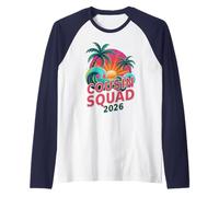 Vintage Cousin Squad 2026 Vacances Voyage Surf Vacay Beach Manche Raglan