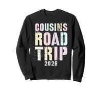 Vintage Cousins Road Trip Famille 2026 Vacances Surf Sweatshirt