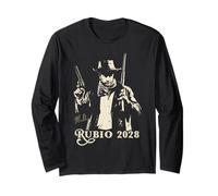 Vintage Cowboy Marco Rubio prêt à Frapper Certains démocrates Manche Longue