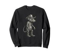 Vintage Cowboy Rat Mouse Texas Wild West Sweatshirt