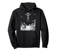 Vintage Cowboy UFO Encounter Retro Western Desert Country Sweat à Capuche