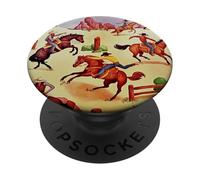 Vintage Cowboys Rodéo Chevaux Wild West Retro Western Ranch PopSockets PopGrip Adhésif