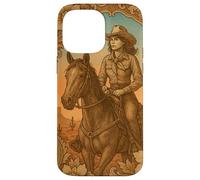 Vintage Cowgirl Cheval Western Rétro Rodéo Queen Coque pour iPhone 14 Pro Max
