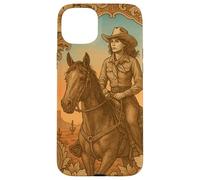 Vintage Cowgirl Cheval Western Rétro Rodéo Queen Coque pour iPhone 15 Plus