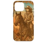 Vintage Cowgirl Cheval Western Rétro Rodéo Queen Coque pour iPhone 16 Pro Max