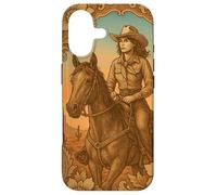 Vintage Cowgirl Cheval Western Rétro Rodéo Queen Coque pour iPhone 17
