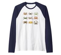 Vintage Crabe Illustration Océan Marine Biologie Littorale Art Manche Raglan
