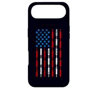 Vintage Cricket Player American Flag 4th of July,Cricketer Coque pour iPhone Air