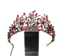 Vintage Crystal Crowns Rhinestone Princess Prom Diadem Women Bridal Wedding Hair Accessories Jewelry Headpiece(Color-8)