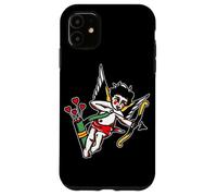 Vintage Cupidon American Traditional Tattoo Flash Coque pour iPhone 11