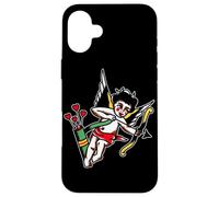 Vintage Cupidon American Traditional Tattoo Flash Coque pour iPhone 16 Plus