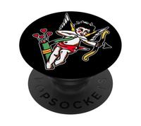 Vintage Cupidon American Traditional Tattoo Flash PopSockets PopGrip Adhésif