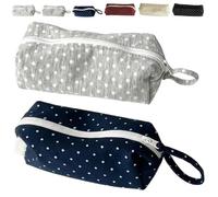 Vintage Cute Y2K Polka Dot Pencil Case Aesthetic Pencils Pouch (2PCS-E)