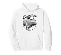 Vintage Cuyahoga Valley National Park Retro Stag Sweat à Capuche