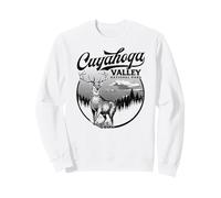 Vintage Cuyahoga Valley National Park Retro Stag Sweatshirt
