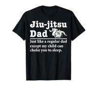 Vintage Dad Jiu Jitsu Martial Arts Father Son Daughter Retro T-Shirt