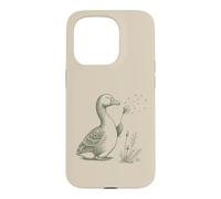 Vintage Dandelio Flower Goose Lovers Nature Femmes Graphique Coque pour iPhone 15 Pro