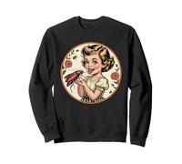 Vintage Dark Humour Bug Licker Rétro Drôle Effrayant Mignon Sweatshirt