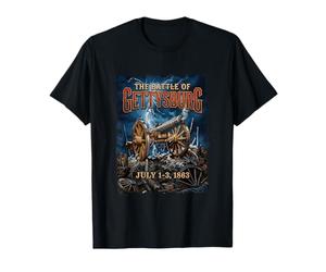 Vintage de l'artillerie de Canon du Champ de Bataille Historique de Gettysburg T-Shirt
