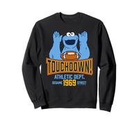 Vintage de l'équipe de Football américain Sesame Street Cookie Monster Sweatshirt