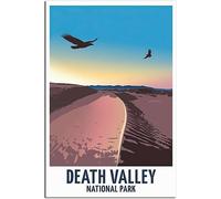 Vintage Death Valley National Park Art Imprimer Rétro Mur Art Toile Affiche Chambre Décoration Accueil Décoration Sans cadre 50x75cm