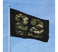 Vintage Decor 22 Too Many Ptsd Drapeau de sensibilisation aux anciens combattants drapeaux amusants pour chambre gars ornements extérieurs (30 x 45 cm)