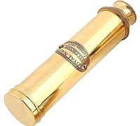 Vintage Decor Télescope en laiton vieilli avec couvercle d'objectif Doré 30,5 cm