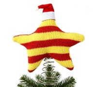 Vintage Decoration Christmas Tree, Christmas Tree Topper Bulk, Traditional Five-Pointed Ornament Set for Kids Church Holiday Party Mantel Fireplace Window Door