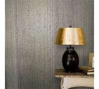 Vintage Deluxe Papier Peint Stripes Marron et Gris Décoration Murale Chambre G