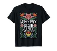 Vintage Democracy meurt en silence Maintenez la démocratie en Amérique T-Shirt