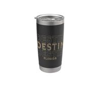 Vintage Destin Floride Gobelet isotherme en acier inoxydable double paroi