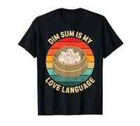 Vintage Dim Sum Is My Love Language Dim Sum Food Lover T-Shirt