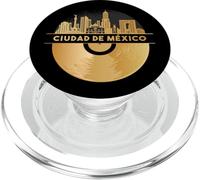 Vintage Disco-Musique 80s 90s Party Skyline-Ciudad-de-México PopSockets PopGrip pour MagSafe