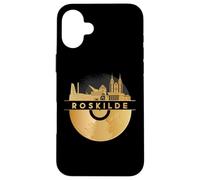 Vintage Disco-Musique 80s 90s Party Skyline-Denmark-Roskilde Coque pour iPhone 16 Plus