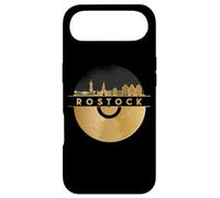 Vintage Disco-Musique 80s 90s Party Skyline-Germany-Rostock Coque pour iPhone Air