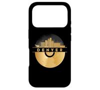 Vintage Disco-Musique 80s 90s Party Skyline-USA-Denver Coque pour iPhone 17 Pro