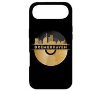 Vintage Disco-Musique 80s Party Skyline-Germany-Bremerhaven Coque pour iPhone Air