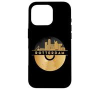 Vintage Disco-Musique 80s Party Skyline-Hollande-Rotterdam Coque pour iPhone 16 Pro