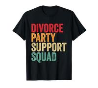 Vintage Divorce Party Support Squad Retro Divorce Divorce T-Shirt