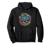 Vintage Dolphin Sea Life Save The Ocean Marine Biology Sweat à Capuche