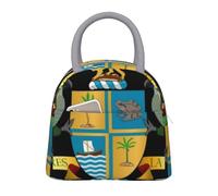 Vintage Dominic Emblème National Grande Sac Isotherme Repas Boîte À Déjeuner Glacière Enfants Réutilisable Tote Unisexe Bandoulière Isolée Pique-Nique Travail École Camping