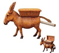 Vintage Donkey Cigarette Dispenser,Retro Donkey Automatic Cigarette Holder,Retro Donkey Kicking Motion Dispenser,Quirky Vintage Donkey Smoker Decor Gift for Men Dad Smokers Vintage Lovers (1pcs)
