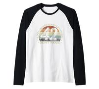 Vintage Don't Panic Life The Universe and Everything 42 Manche Raglan