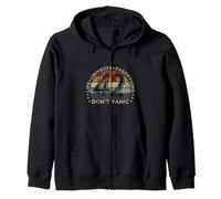 Vintage Don't Panic Life The Universe and Everything 42 Sweat à Capuche