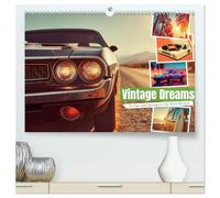 Vintage Dreams (hochwertiger Premium Wandkalender 2026 DIN A2 quer), Kunstdruck in Hochglanz: Dieser Retro & Vintage Kalender bringt die Highlights ... wie Boombox, Arcade und Muscle Cars.