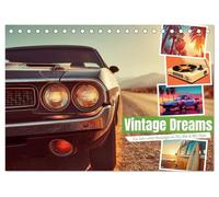 Vintage Dreams (Tischkalender 2026 DIN A5 quer), CALVENDO Monatskalender: Dieser Retro & Vintage Kalender bringt die Highlights der 70s, 80s und 90s ... wie Boombox, Arcade und Muscle Cars.